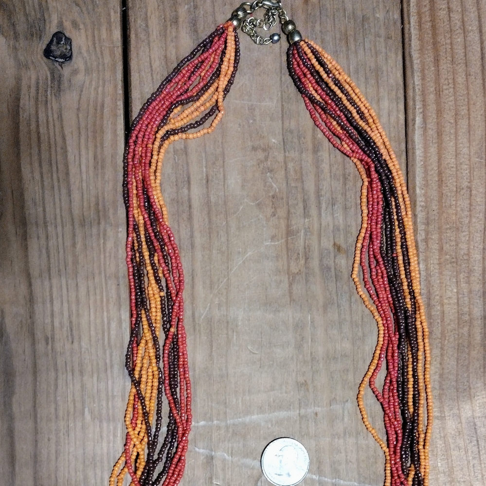 Multi Strand Beaded Necklace